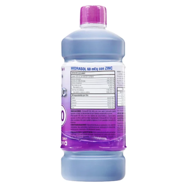 HIDRASOL 60 CON ZINC UVA 500 ML ICOM