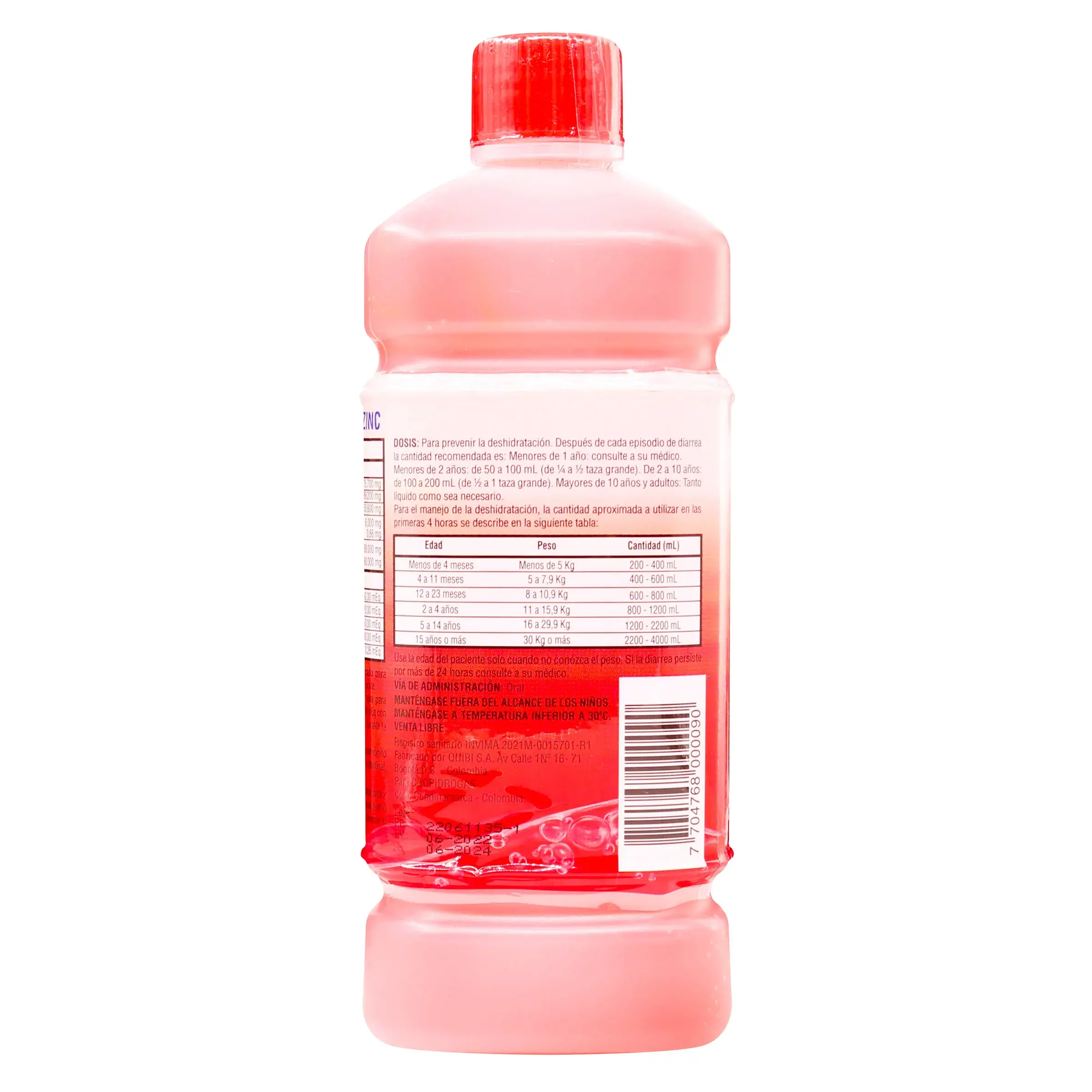 HIDRASOL 60 CON ZINC CEREZA 500ML ICOM