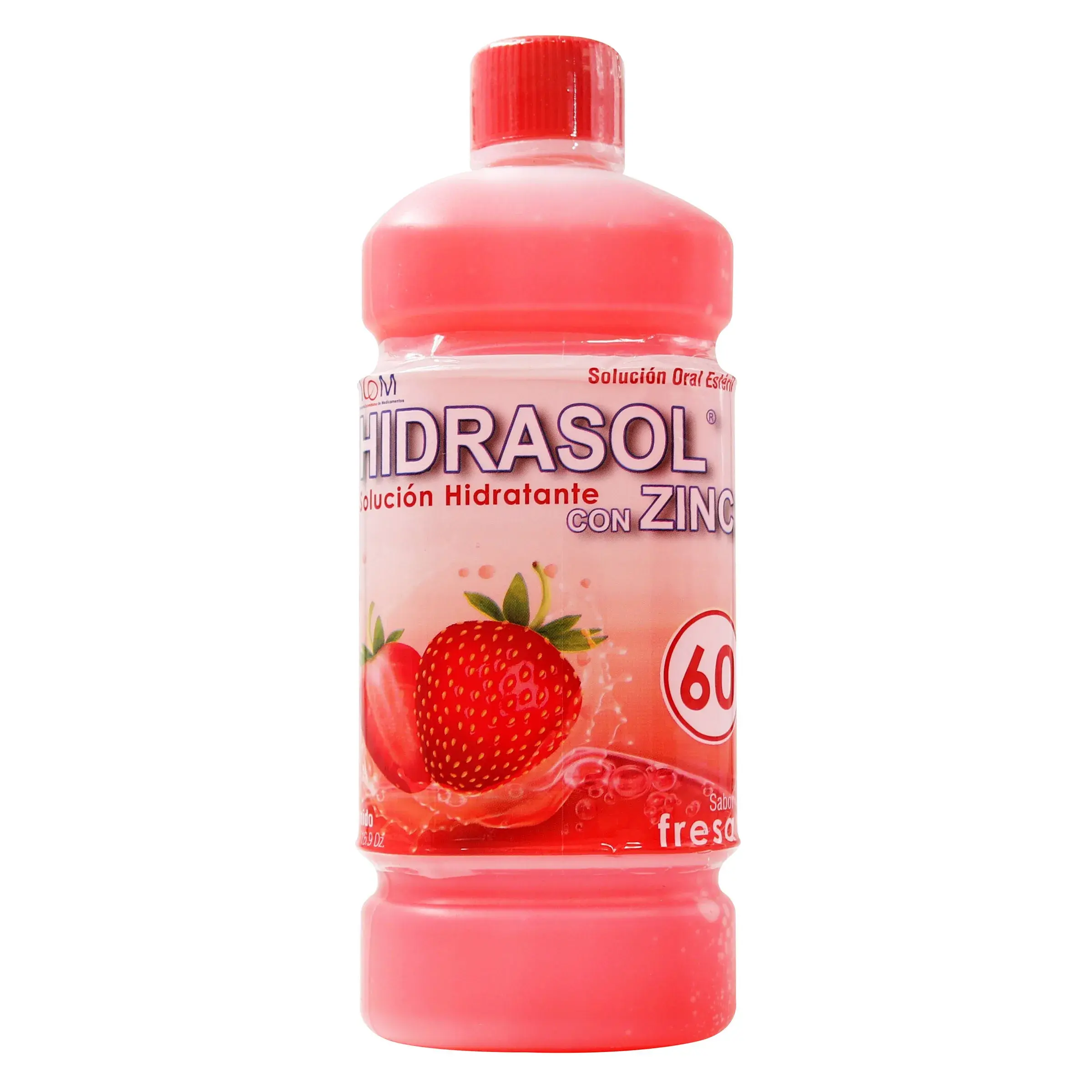 HIDRASOL 60 ZINC FRESA 500 ML ICOM