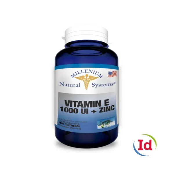 Vitamina e 1000 iu + zinc x 100 sofgel ns interdrogas