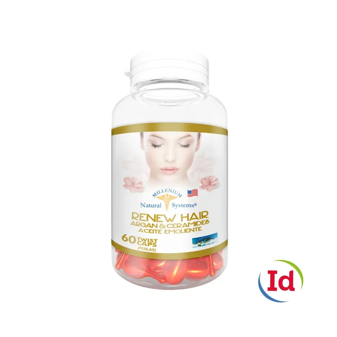 Renew hair argan & ceramides ns x 60 twist caps interdrogas
