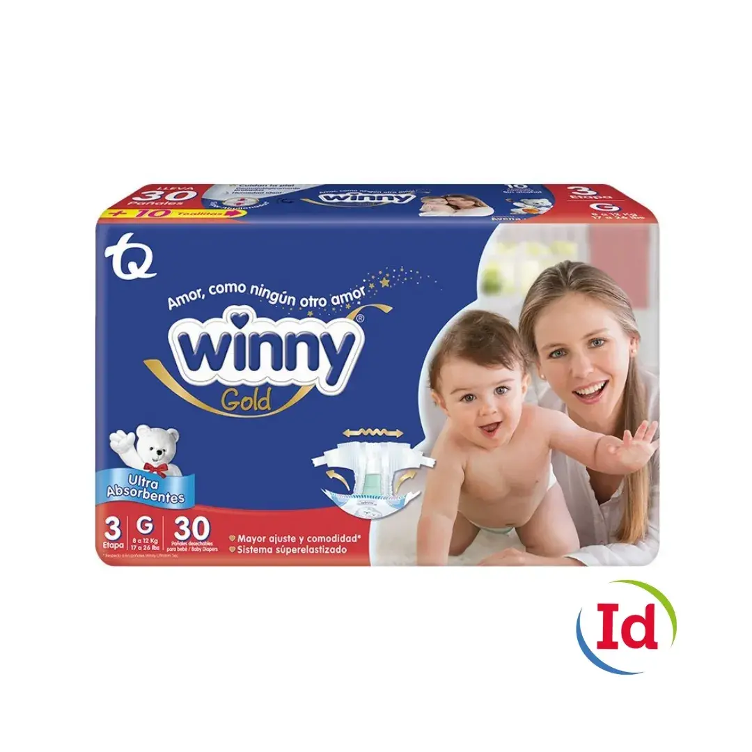 Pañal winny gold et3 x 30 und+toax10av interdrogas