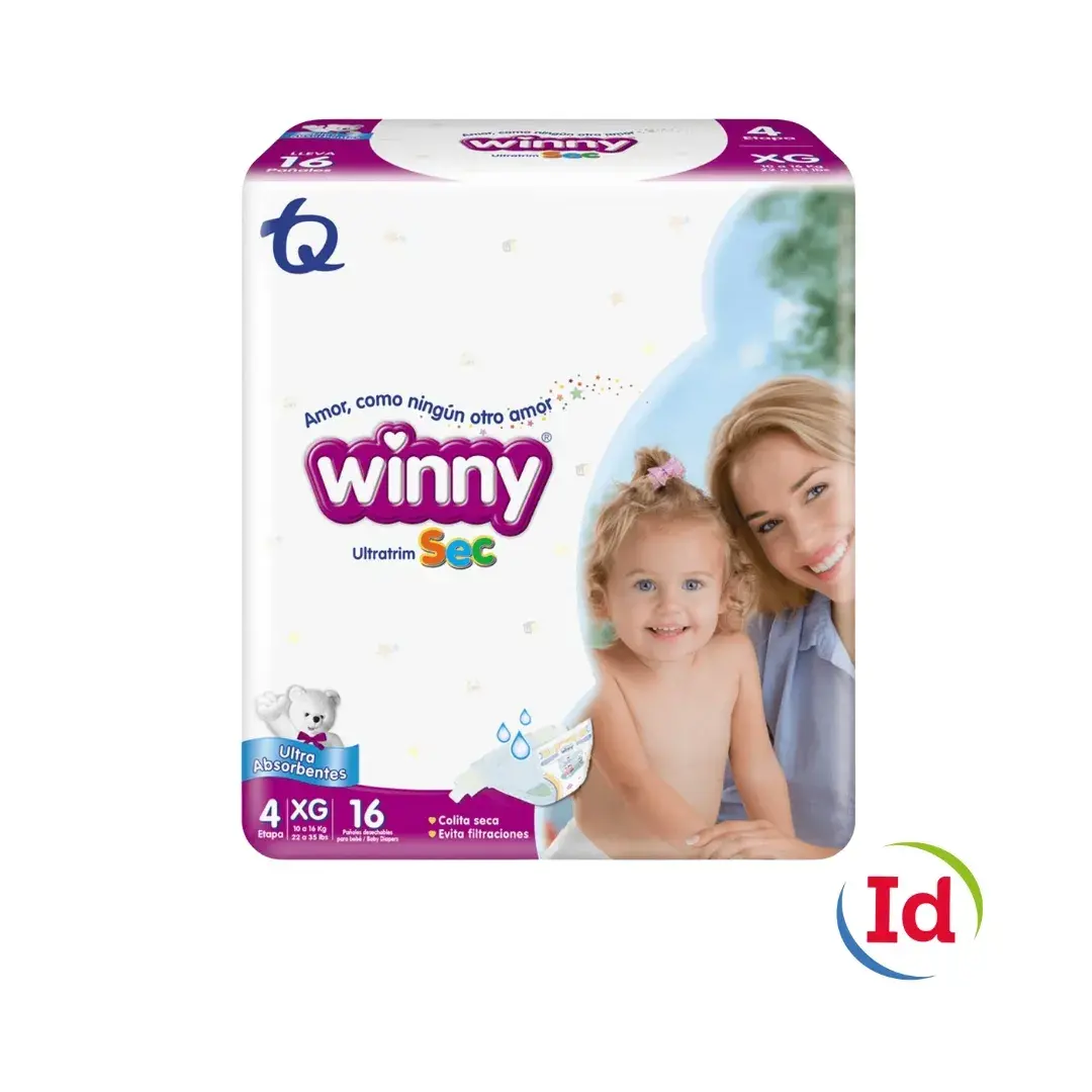 Pañal winny ult sec et4 x 16 und interdrogas
