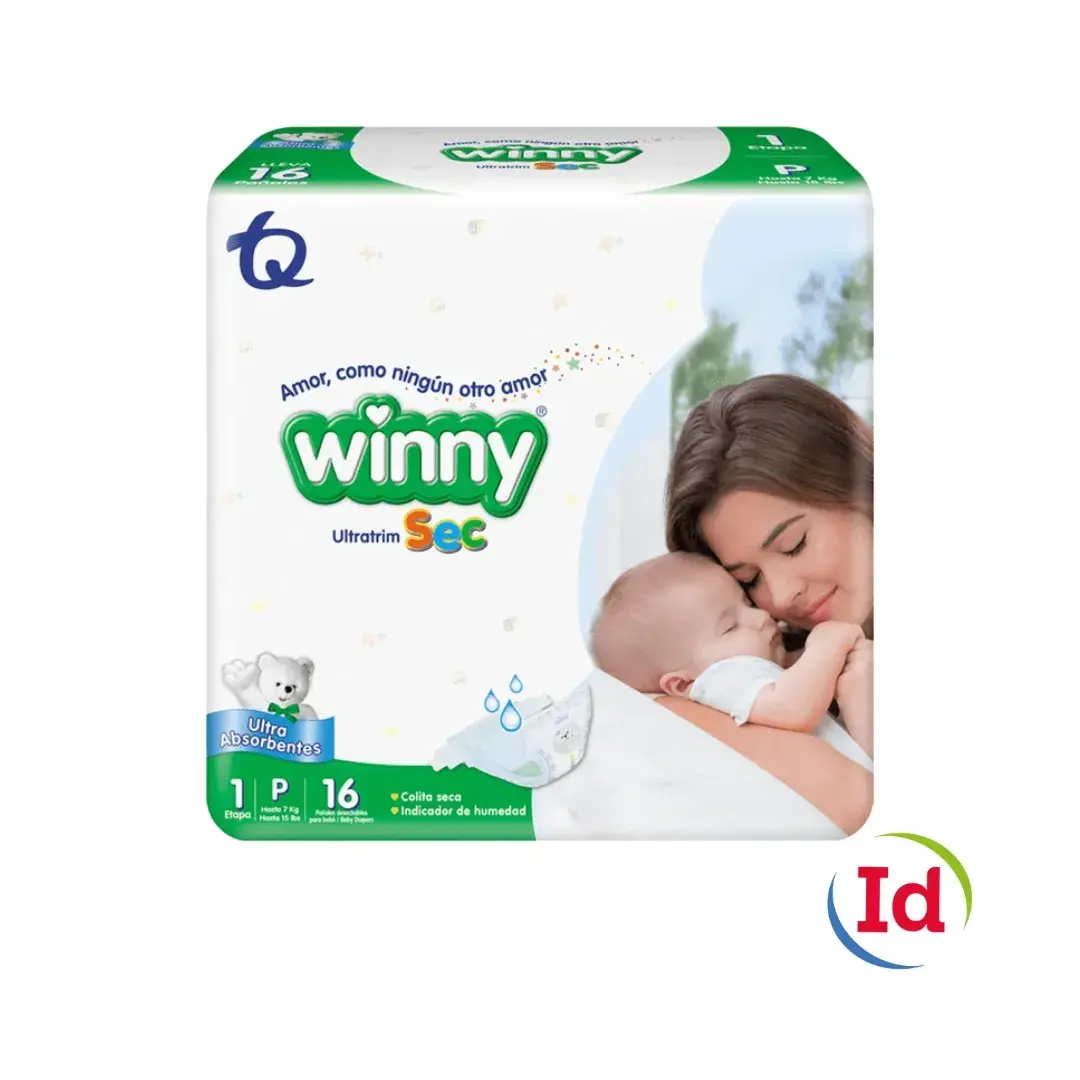 Pañal winny ult sec et1 x 16 und interdrogas