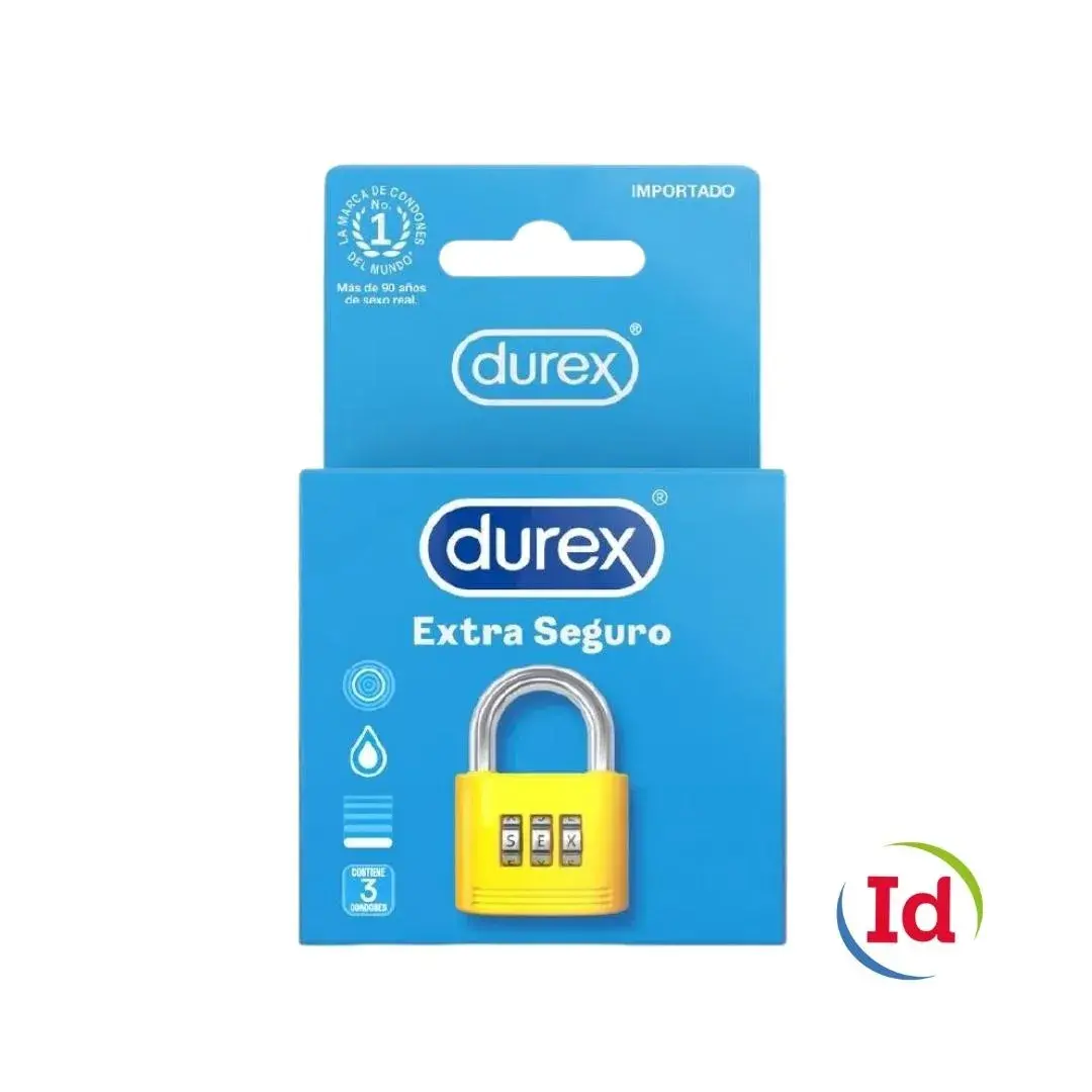 Preservat.Durex Extra Seguro 3 Und