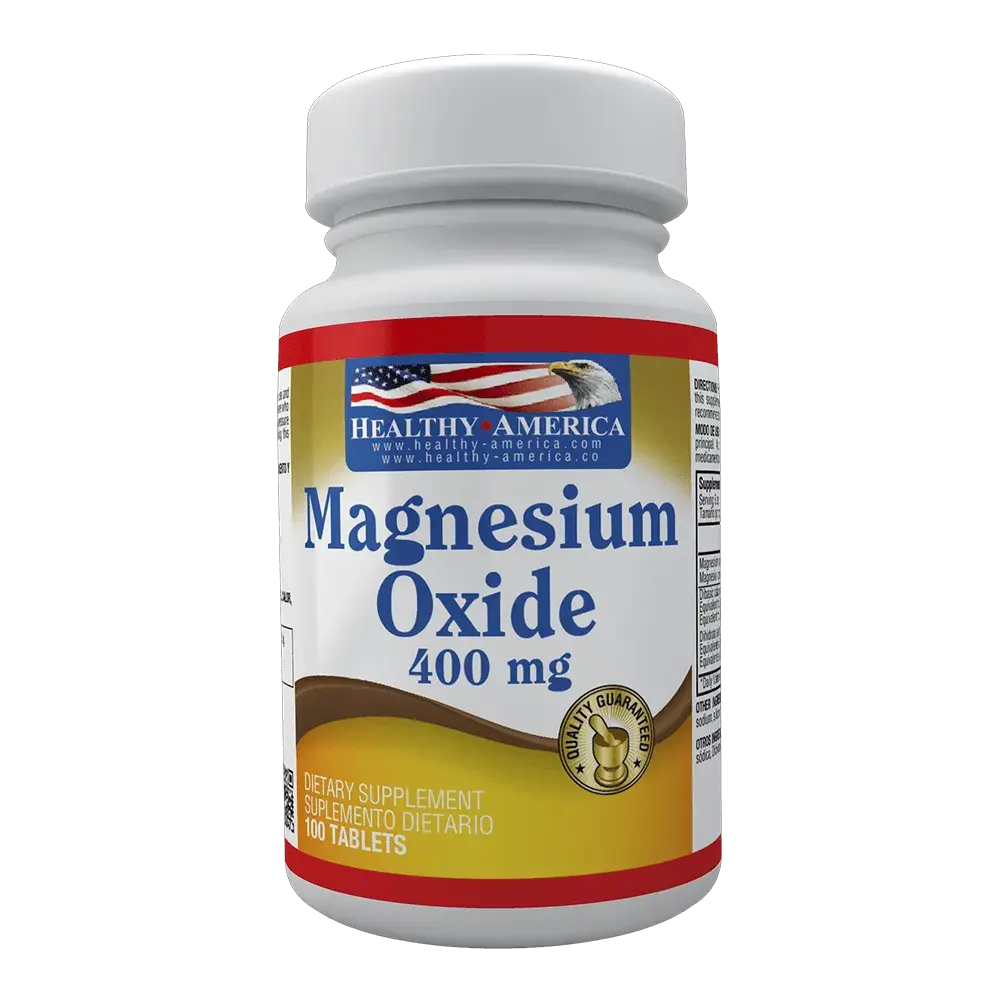 Magnesium oxide 400 mg 100 tab healty