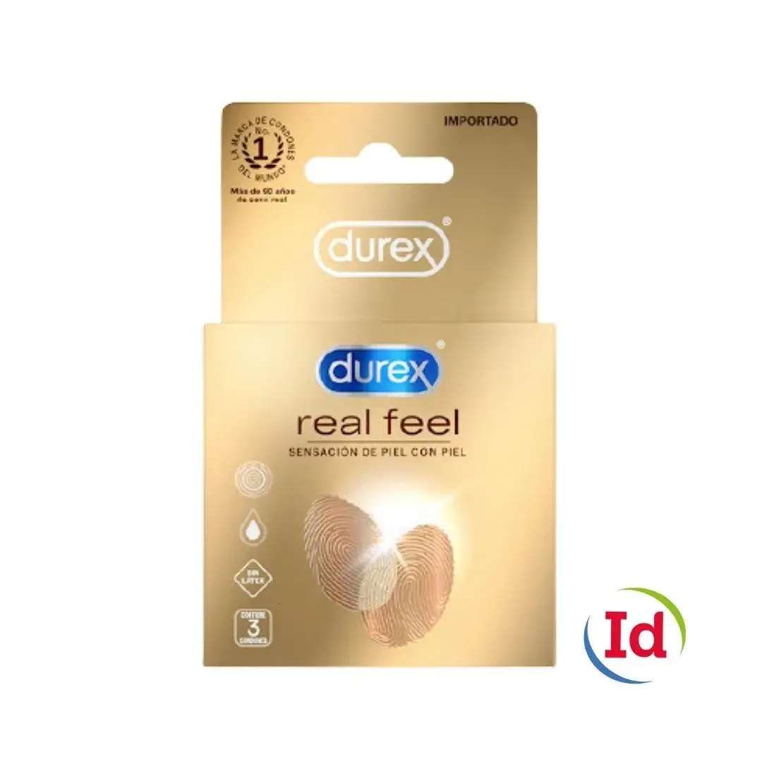 Preservat.Durex Real Feel 3 Und