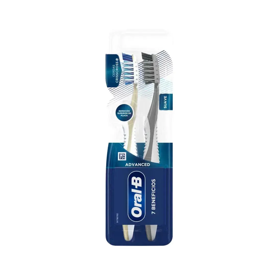 2 Cepillos Oral-B 7 Beneficios Suave