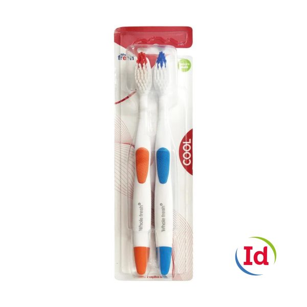 Cepillo Dental Wholefresh Cool Medio 2X1 Icom