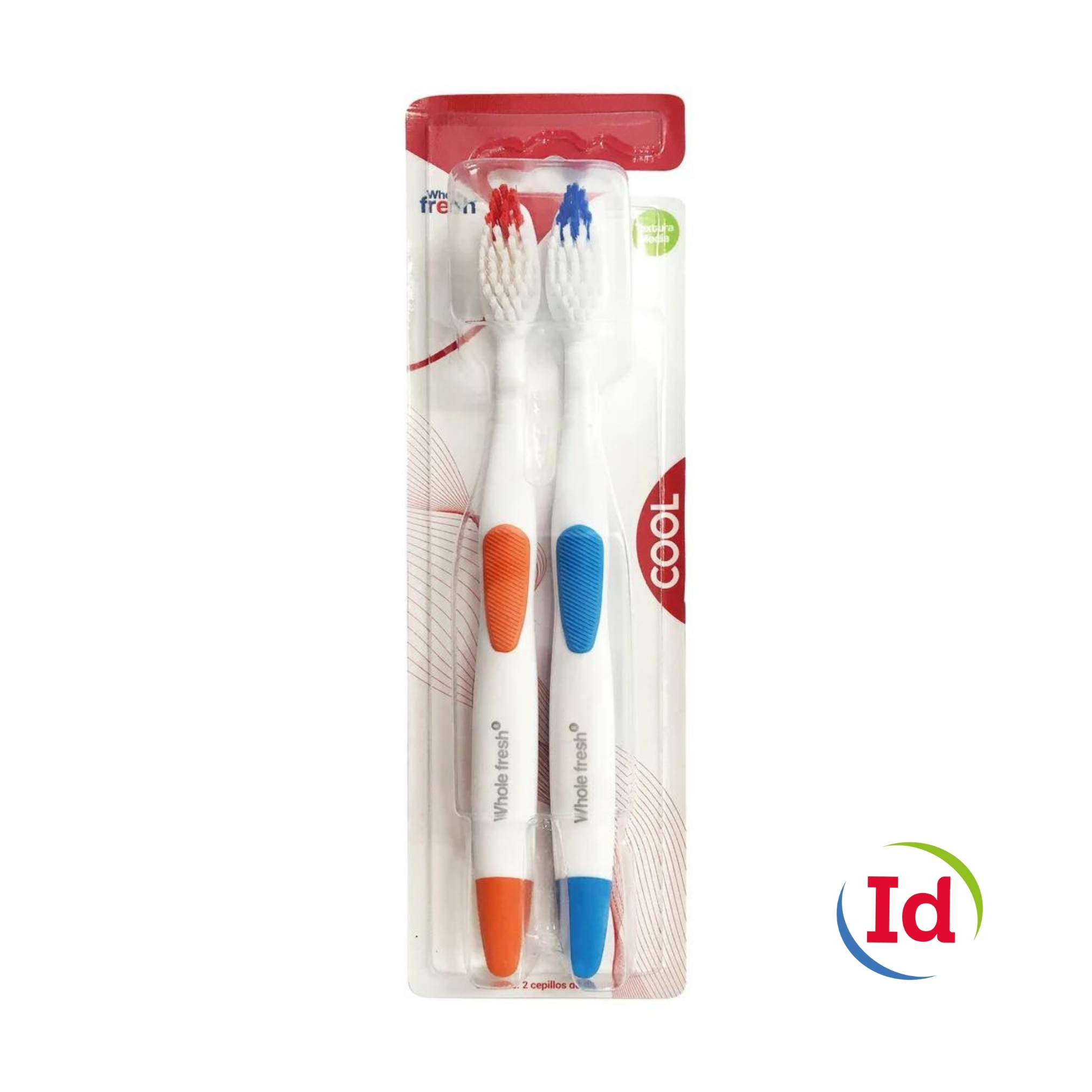 Cepillo Dental Wholefresh Cool Medio 2X1 Icom