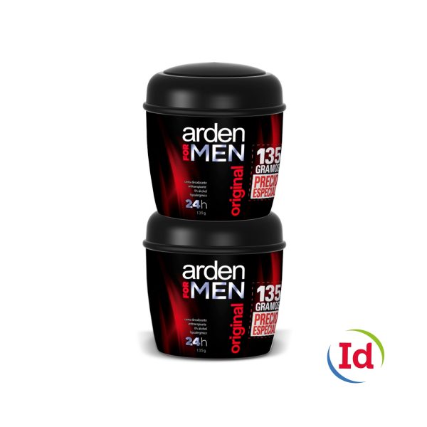 2 Desodorantes Arden For Men Crema 135 Gr Mega Contenido