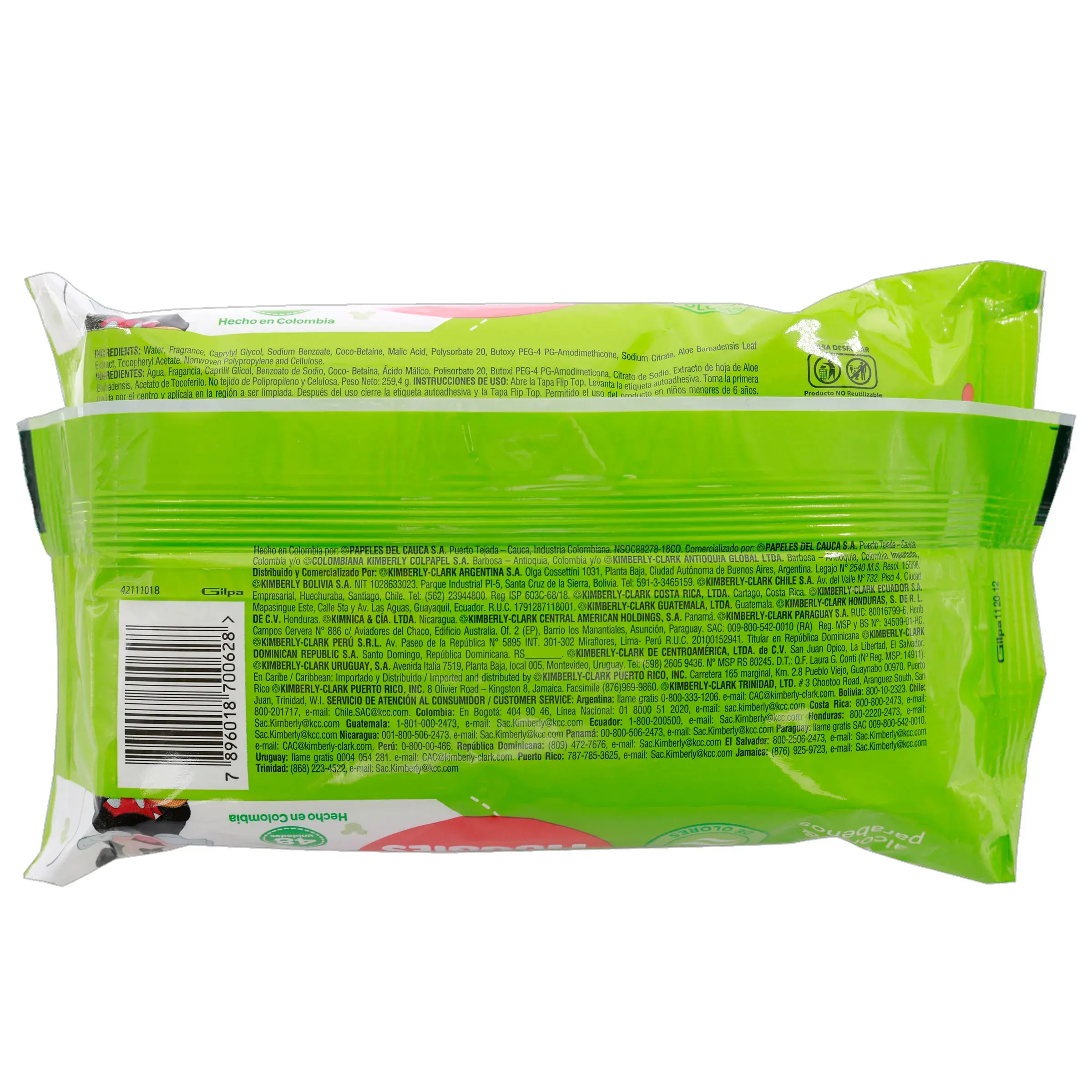 Toallas huggies limpieza efectiva 48 und