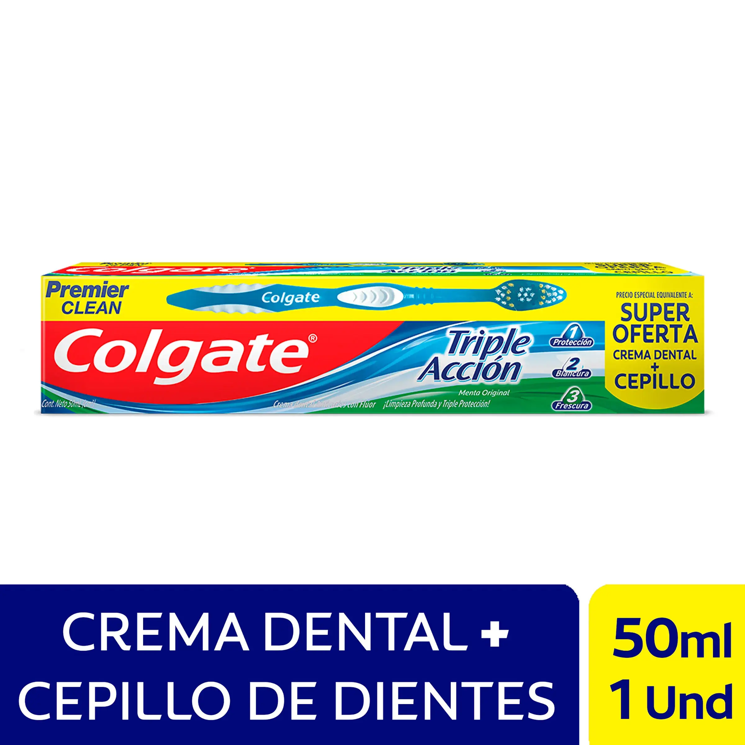 CRE.COLGATE TRI.ACC 50 GR+CEP.PREMIER CL