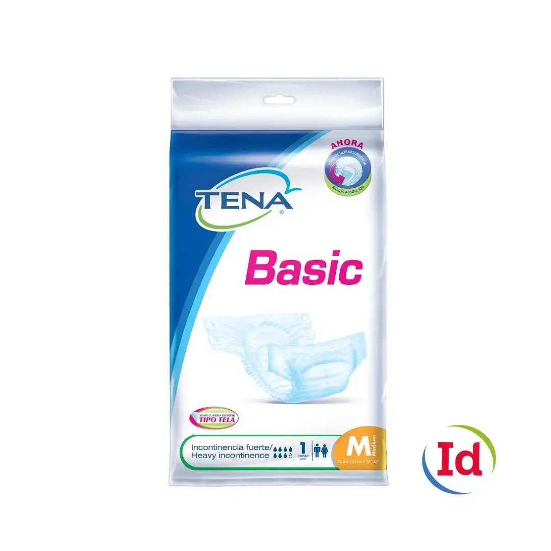 Pan.Tena Basic Med.Tipo Tela 1 Unidad