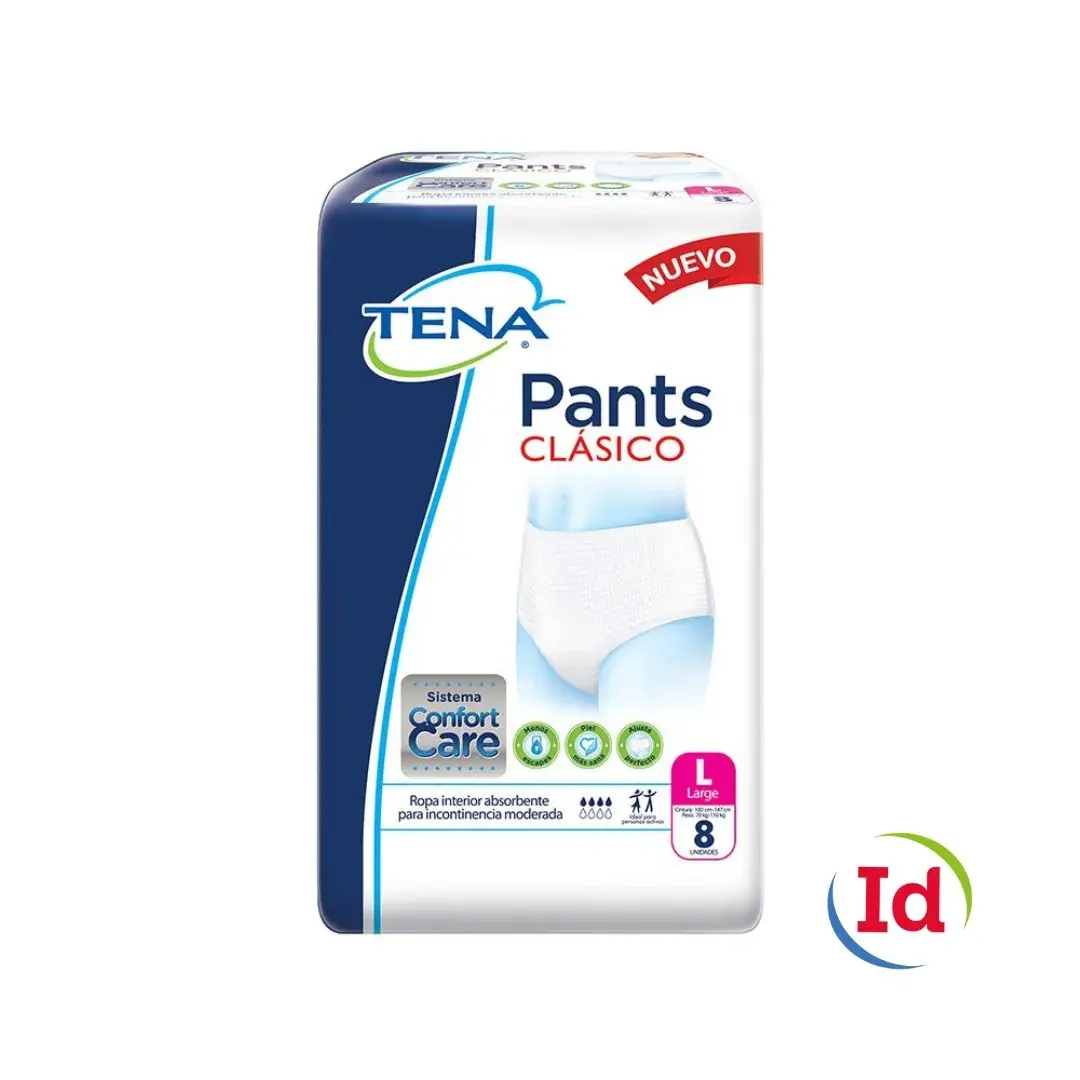 Pan.Tena Pants Clasico Large 8 Uds