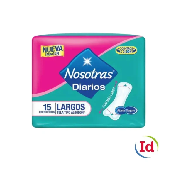 Prot.Nosotras Diarios Largos 15 Uds