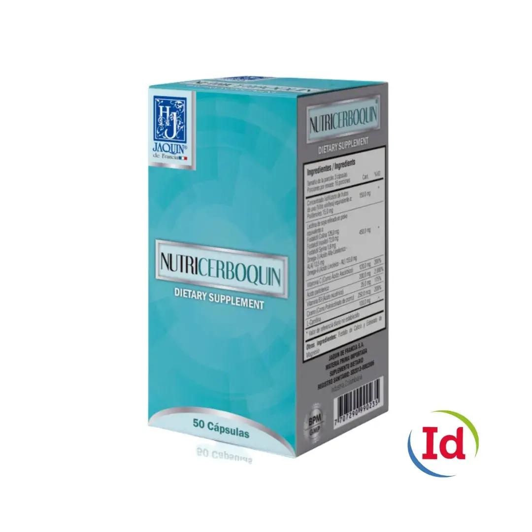 Nutricerboquin sd fr x 50 cap