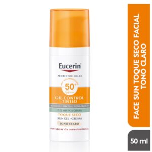 Protector Solar Eucerin Oil Seco Tono Claro Fps50 X 50Ml
