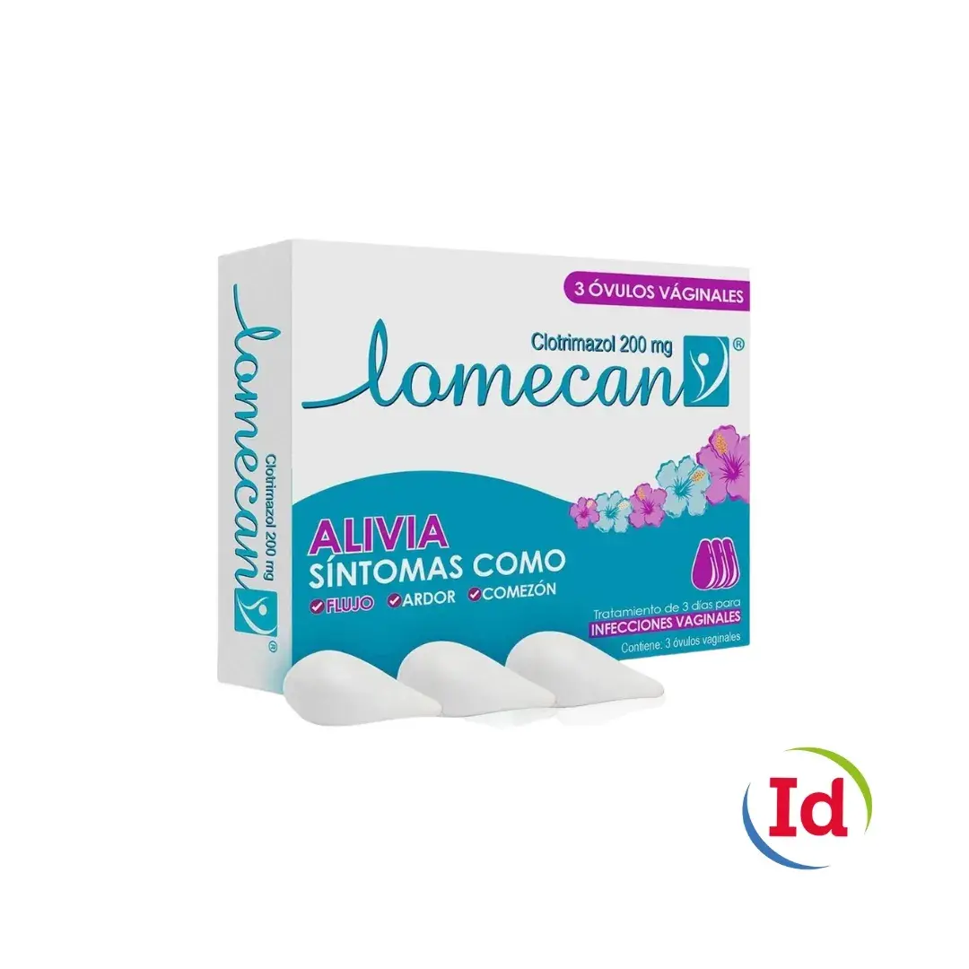 Lomecan v 200 mg 3 ovu. vaginales (sf) interdrogas