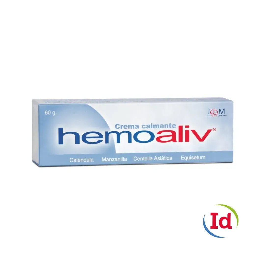 Crema calmante hemoaliv 60 gr icom interdrogas