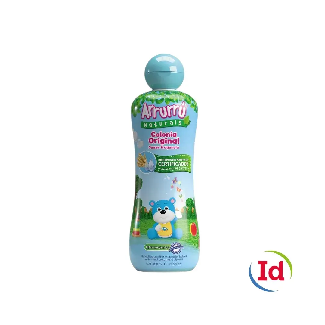 Colonia arrurru naturals azul 400 ml interdrogas