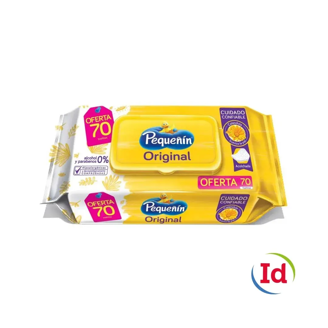 Toallitas húmedas pequenin orig.y/o karite of.70u interdrogas