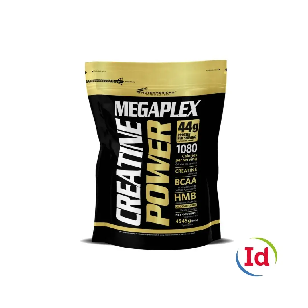 Megaplex creatine power vainilla 10 lb 4545g dorada. Interdrogas Cali