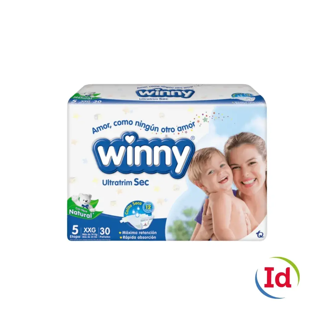 Pañal winny ult sec et 5 x 30 interdrogas