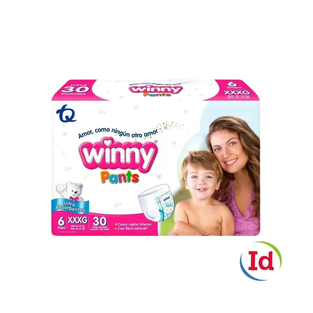 Pañal winny pants et-6 x 30 und interdrogas