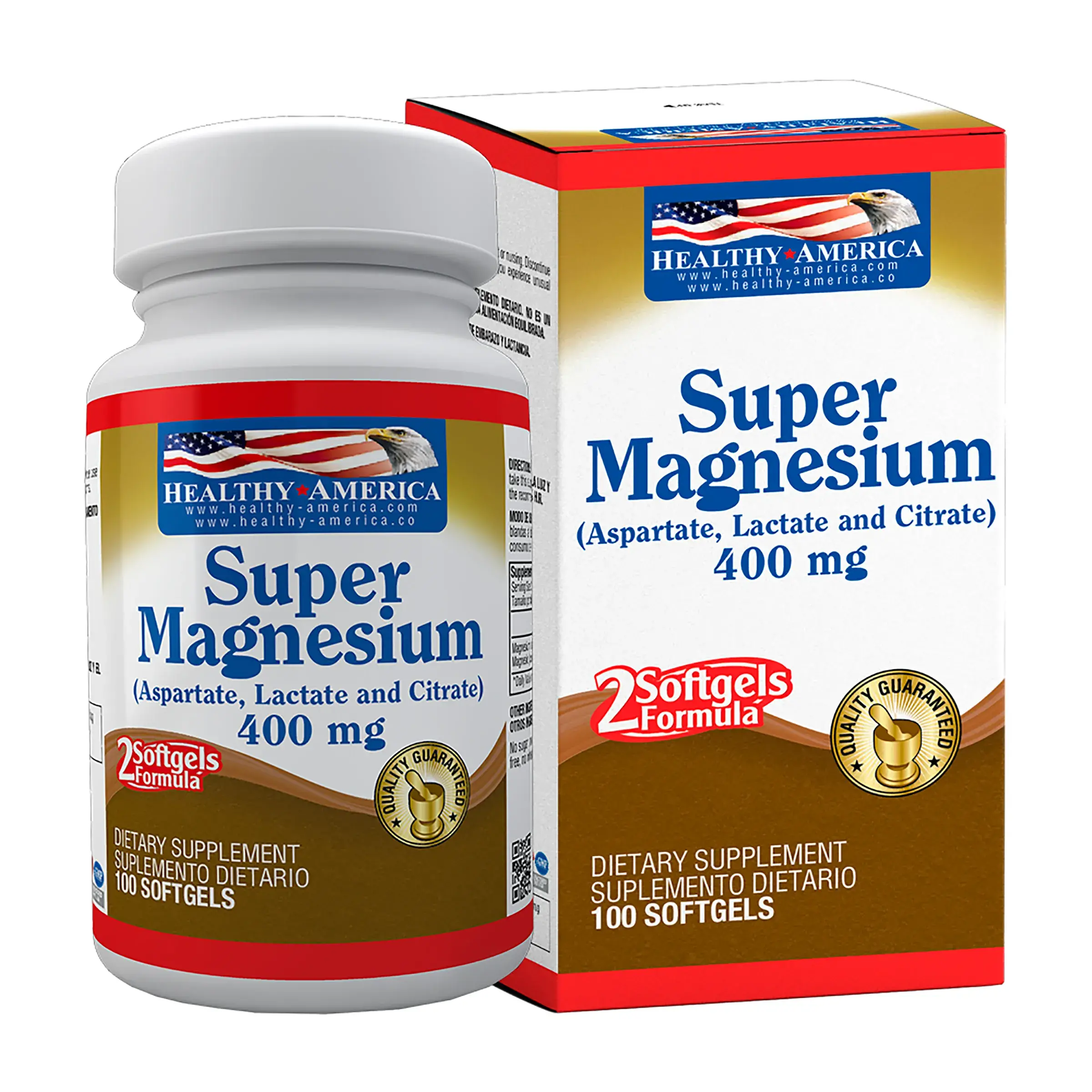 Super magnesio 400 mg 100 softgels