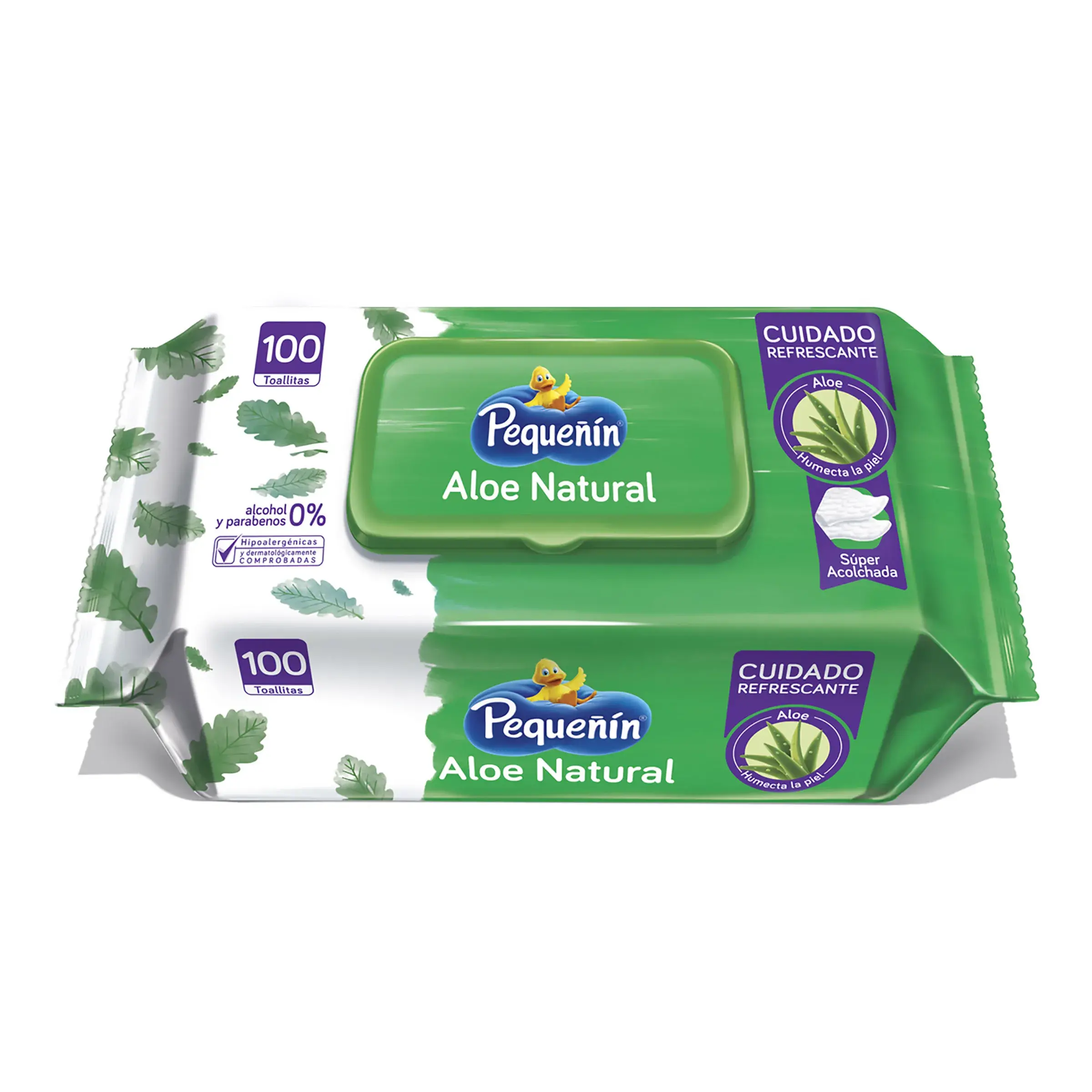 Toallitas húmedas peq.flat pack aloe oferta 100und interdrogas