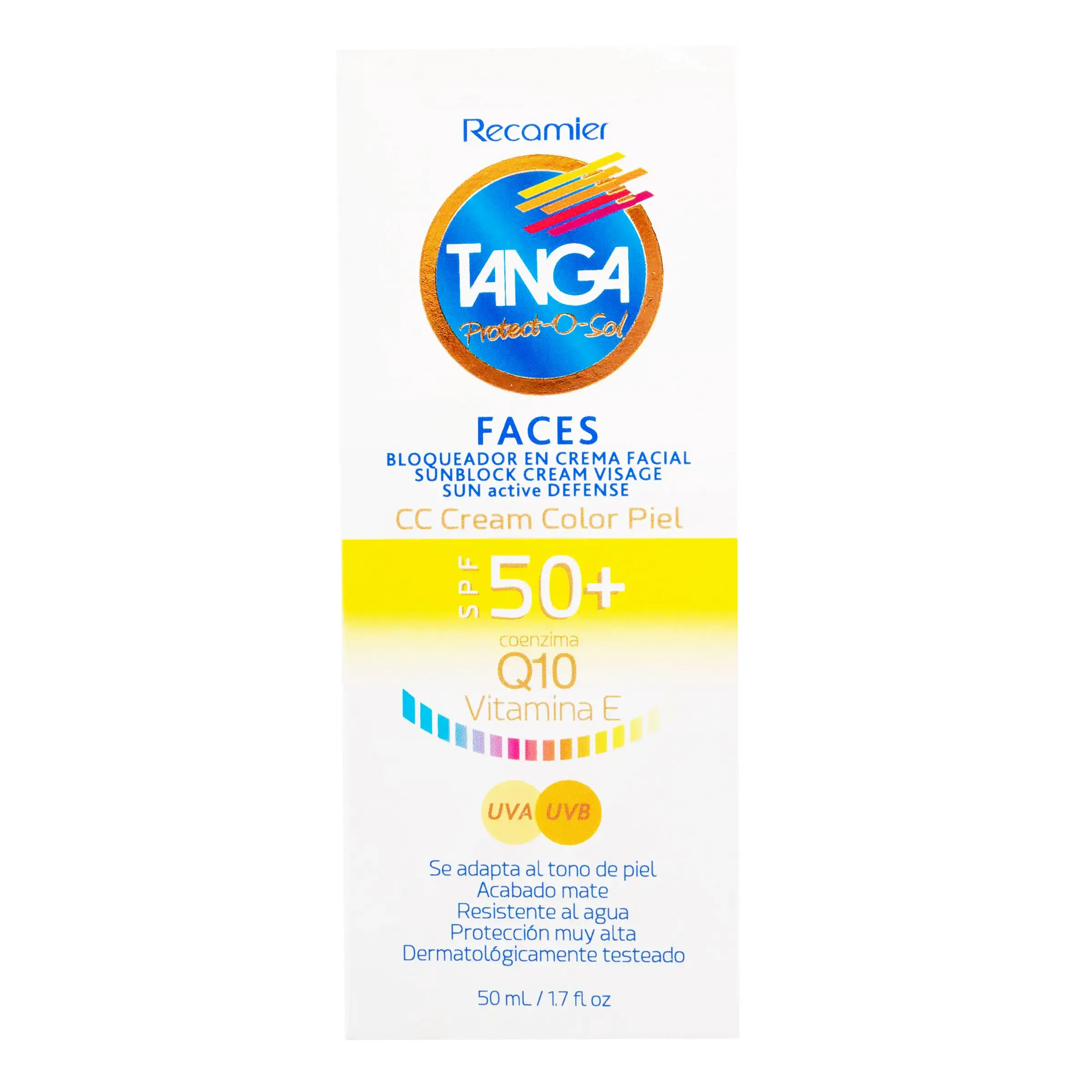 Bloqueador tanga faces fps 50+ q10 50