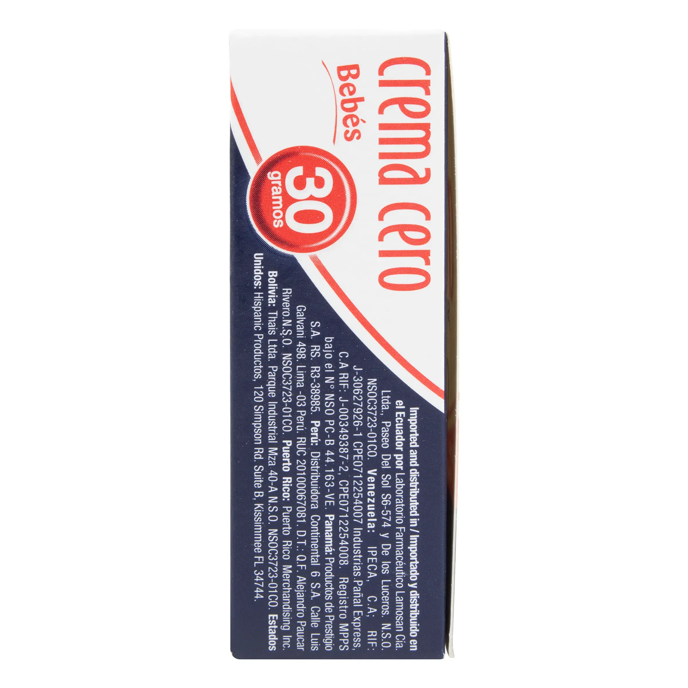 Crema cero bebes 30 gr