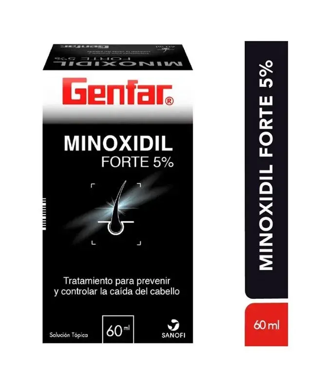 Minoxidil 5% locion 60 mililitros gf