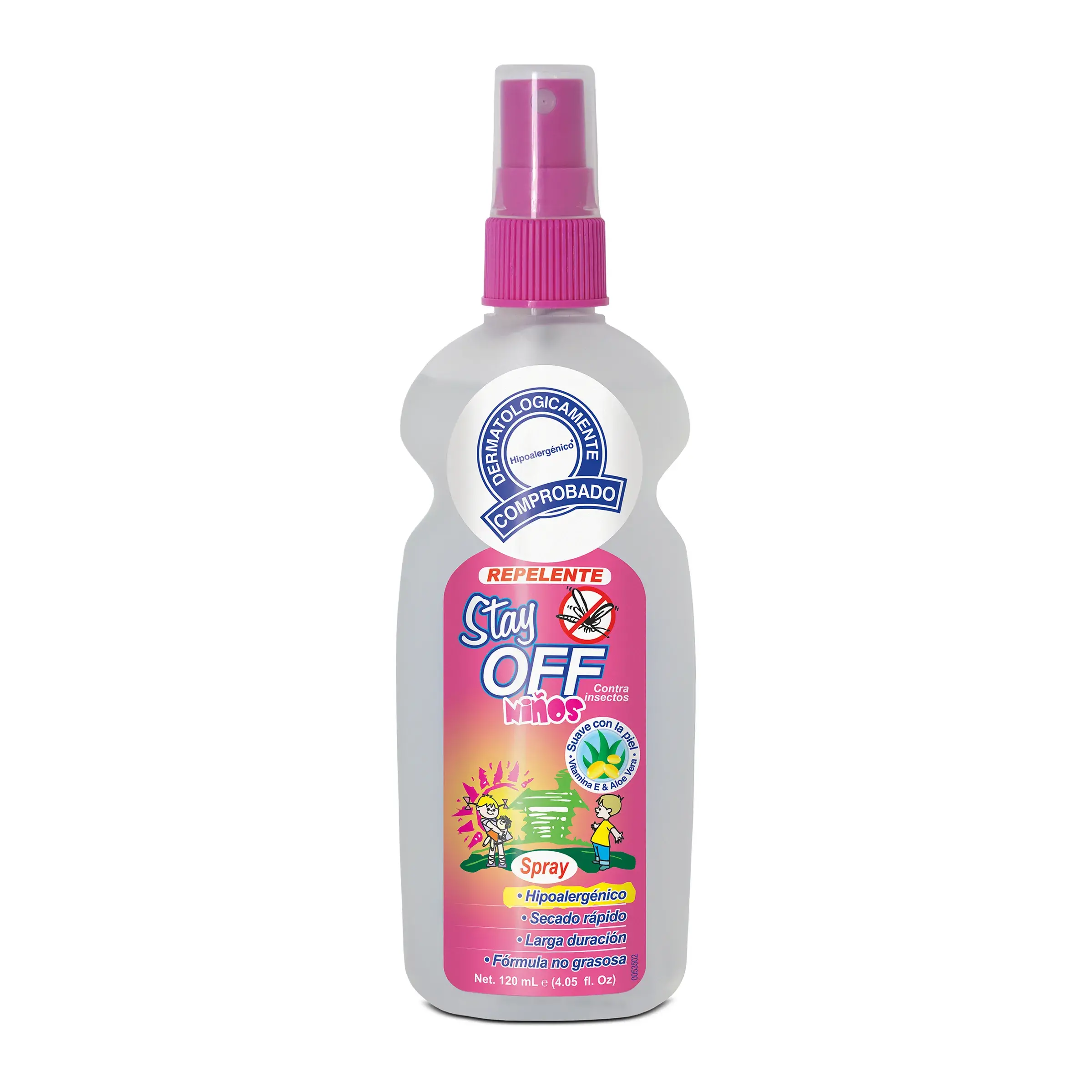 Repelente stay off spray ninos 120 ml
