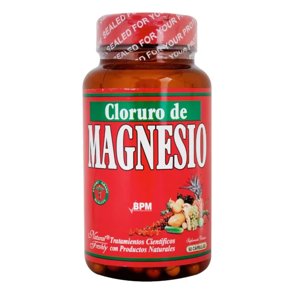 Cloruro de magnesio + vitamina d 50 cap