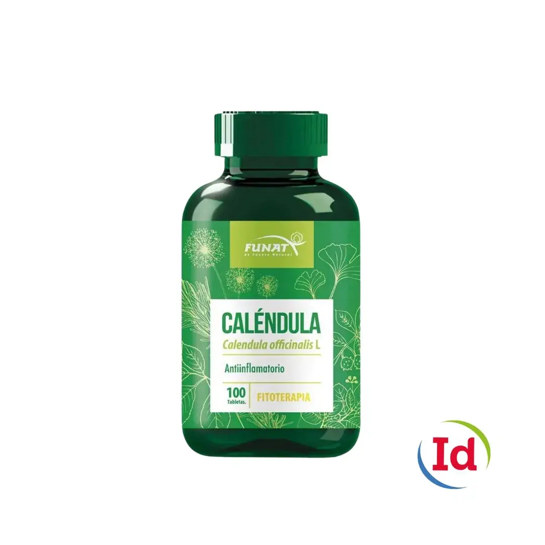 Calendula 500 mg 100 tabletas funat interdrogas