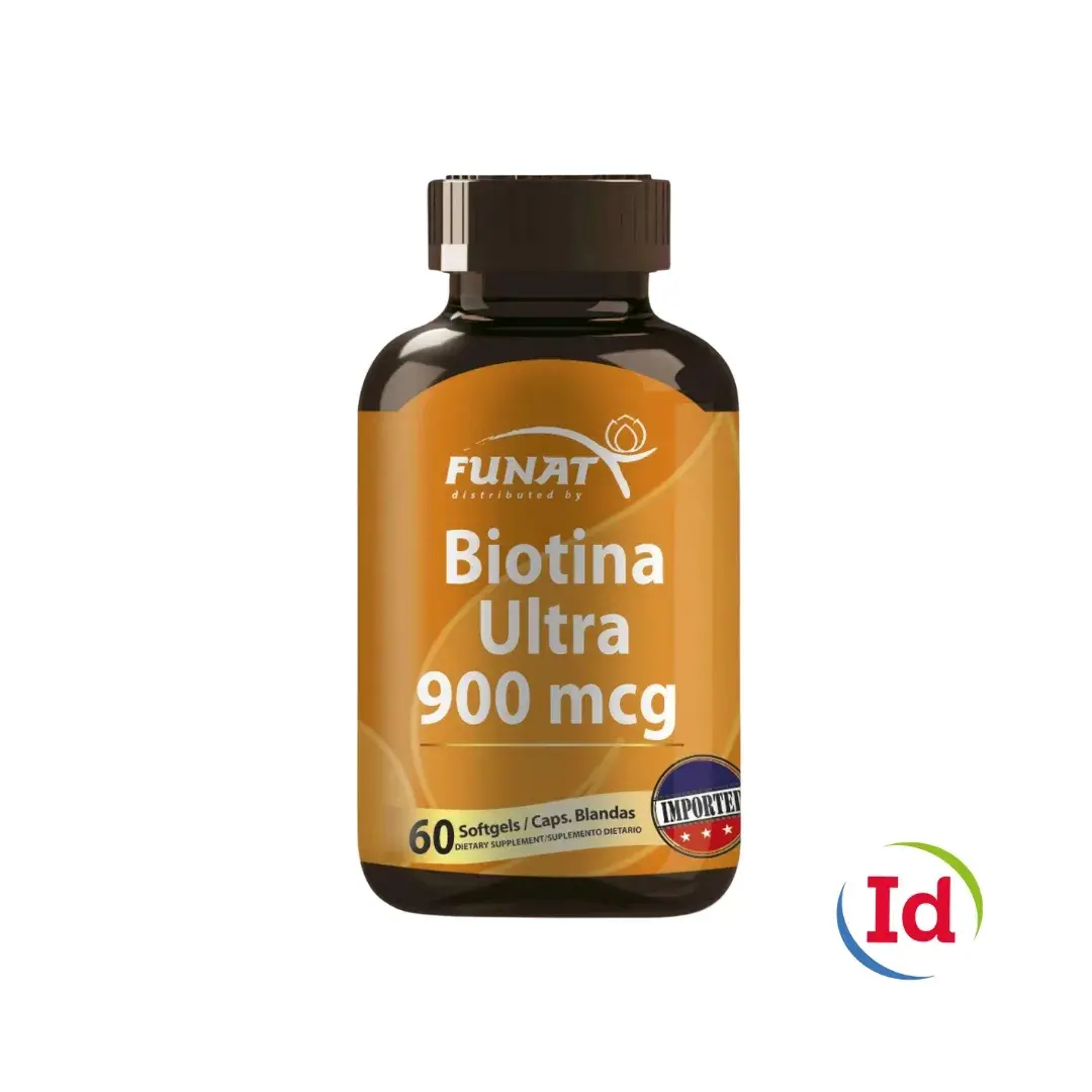 Biotina ultra 900 mcg 60 capsulas interdrogas