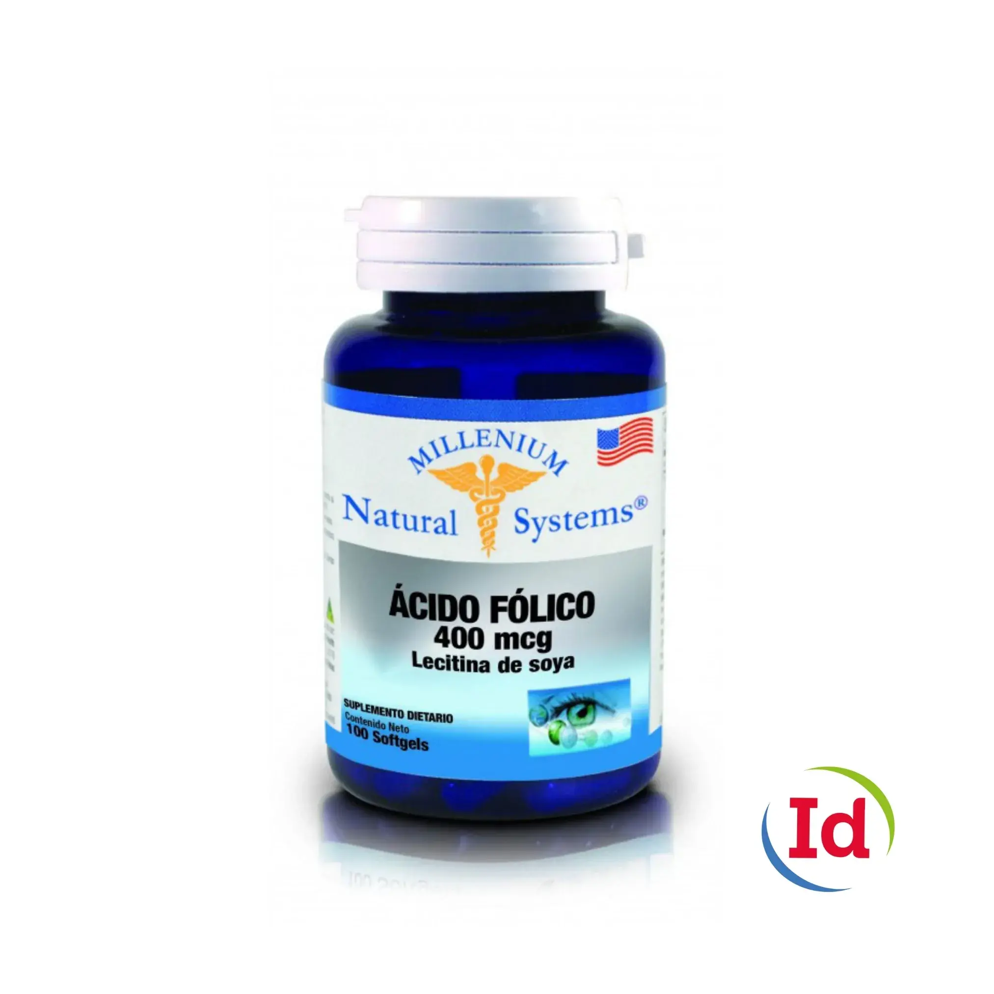 acido folico 400 mg x 100 tabletas
