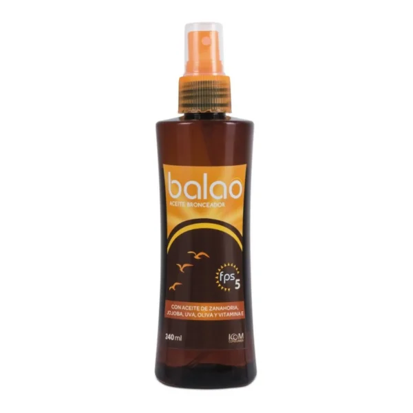 Aceite Bronceador Balao SPF5 Spray X 240Ml Icom