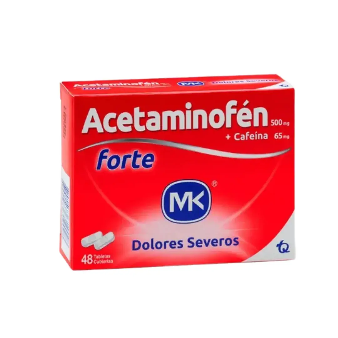Acetaminofen Forte 48 Tabletas Mk