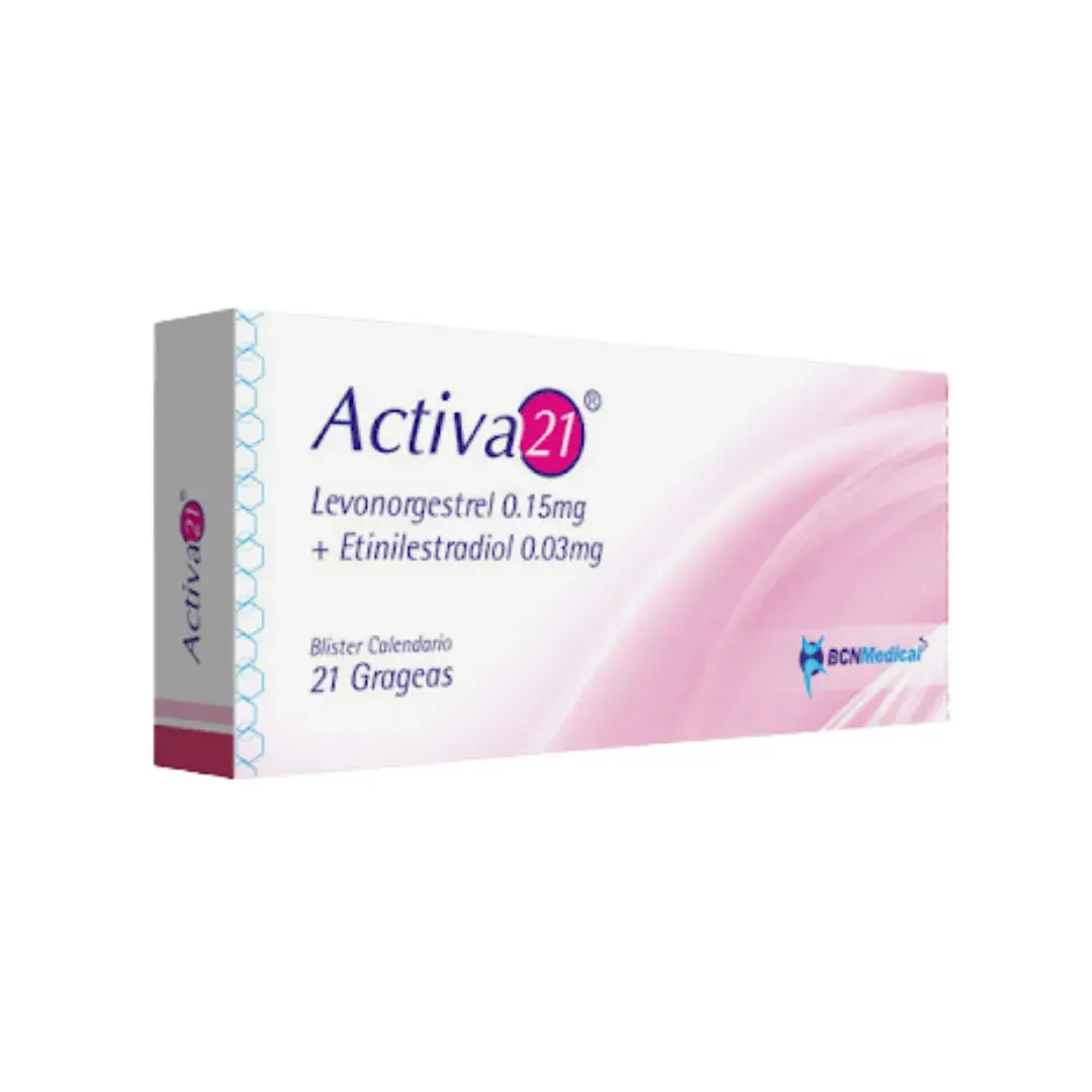 Activa 21 Levonorgestrel + Etinilestradiol X 21 Grageas