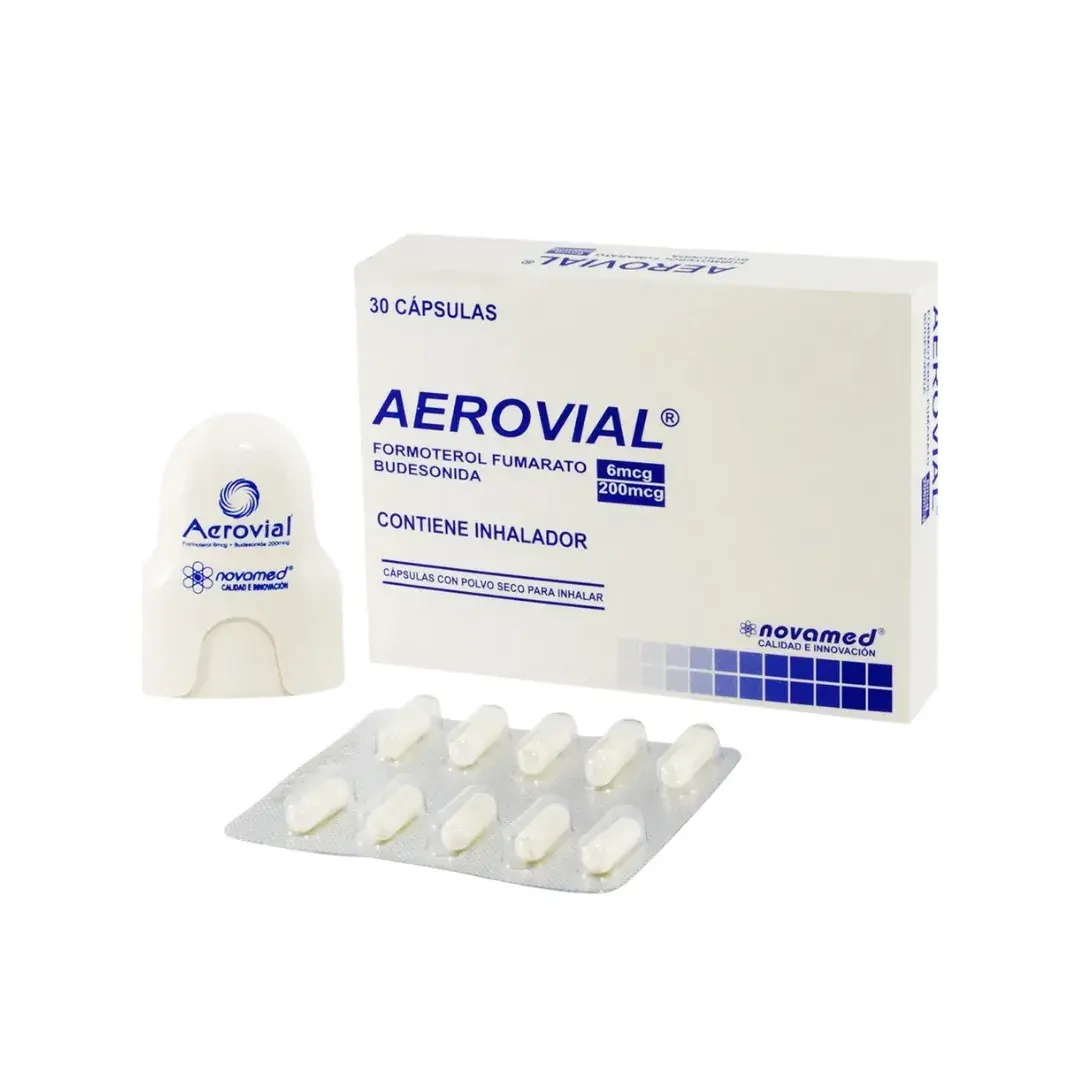 Aerovial 6/200Mcg X 30 Capsulas Inhalar