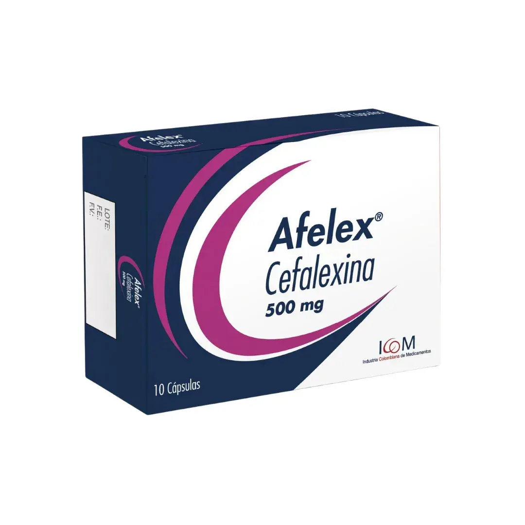 Afelex Cefalexina 500 Mg 10 Capsulas Icom