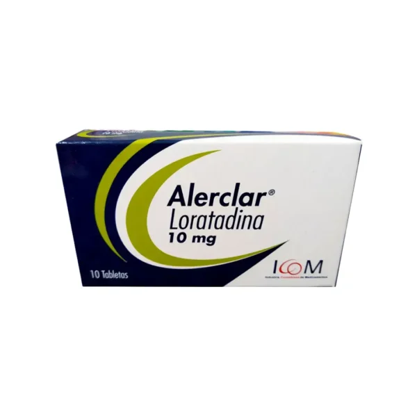 Alerclar Loratadina 10 Mg 10 Tabletas Icom
