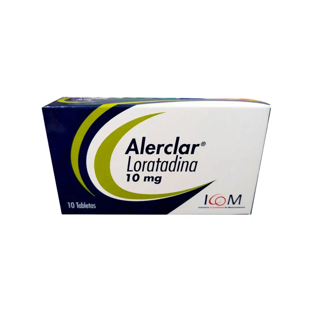 Alerclar Loratadina 10 Mg 10 Tabletas Icom
