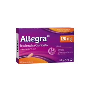 Allegra Fexofenadina 120 Mg 10 Comprimidos