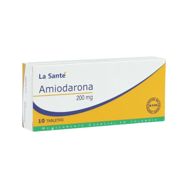 Amiodarona Amantadina 200 Mg 10 Tabletas Ls