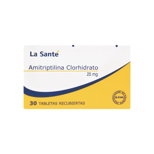 Amitriptilina 25 Mg 30 Tabletas Ls