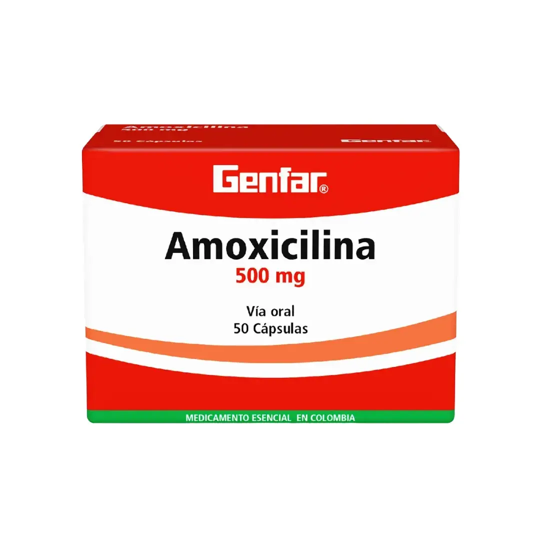 Amoxicilina 500 Mg 50 Capsulas Gf